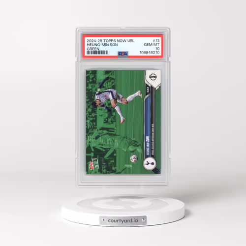 2024 Topps Now UEFA Europa League #13 Heung-Min Son - Green (PSA 10 GEM MINT)