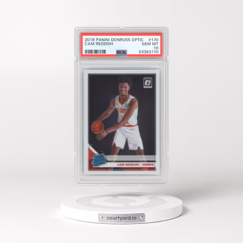2019 Panini Donruss Optic #170 Cam Reddish (PSA 10 GEM MINT)