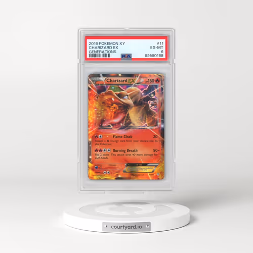 2016 Pokémon XY Generations #11 Charizard EX - Holo (PSA 6 EX-MT)