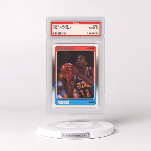 1988 Fleer #45 Isiah Thomas (PSA 9 MINT)