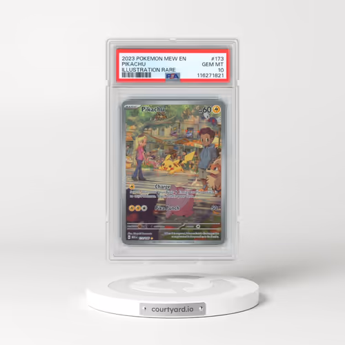 2023 Pokémon Mew EN-151 #173 Pikachu - Illustration Rare (PSA 10 GEM MINT)