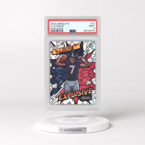 2023 Panini Absolute Explosive #37 CJ Stroud (PSA 9 MINT)