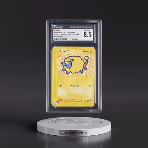 2001 Base Expansion Pack #017/128 Mareep - 1st Edition (CGC 8.5 NM-MT+)