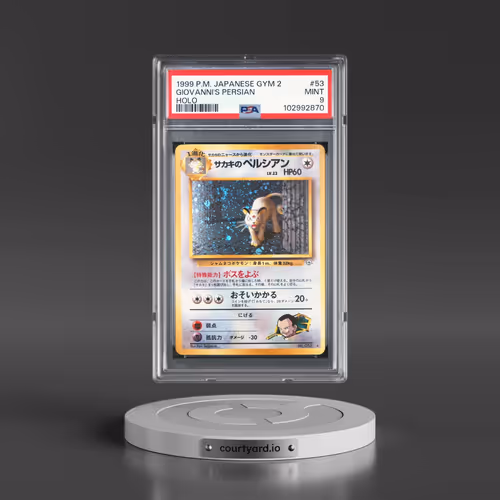 1999 Pokémon Gym 2 #53 Giovanni's Persian - Holo (PSA 9 MINT)