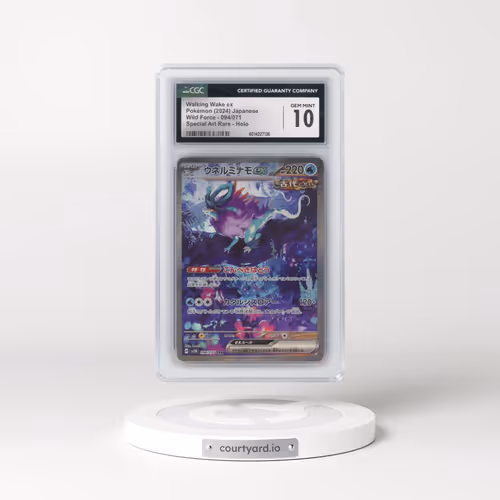 2024 Pokémon Sv5k-Wild Force #094 Walking Wake EX - Holo Special Art Rare (CGC 10 GEM MINT)