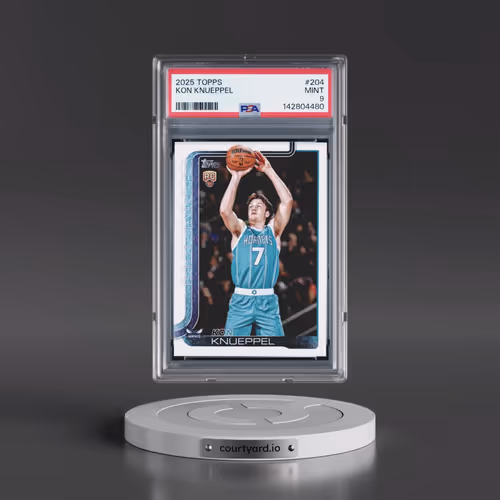 2025 Topps #204 Kon Knueppel (PSA 9 MINT)