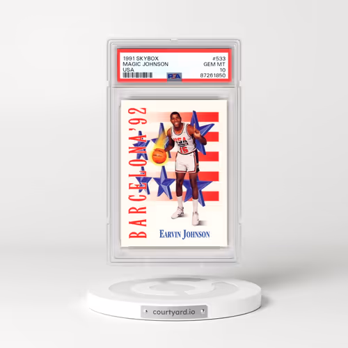 1991 Skybox #533 Magic Johnson - USA (PSA 10 GEM MINT)