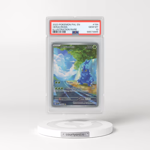 2023 Pokémon Pal EN-Paldea Evolved #194 Heracross - Illustration Rare (PSA 10 GEM MINT)