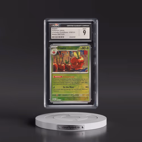 2025 Prismatic Evolutions - PRE EN #010/131 Dipplin - Master Ball Holo (CGC 9 MINT)