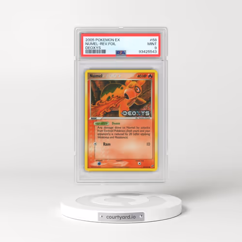 2005 Pokémon EX Deoxys #68 Numel - Reverse Foil (PSA 9 MINT)