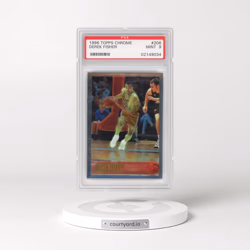 1996 Topps Chrome #206 Derek Fisher (PSA 9 MINT)