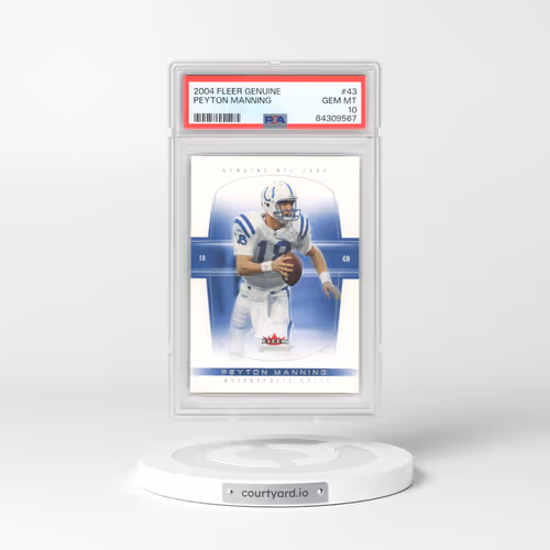2004 Fleer Genuine #43 Peyton Manning (PSA 10 GEM MINT)