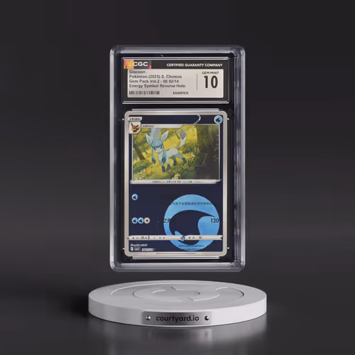 2025 Gem Pack Volume 2 - CBB2C - Simplified #08 02/14 Glaceon - Reverse Holo Energy Symbol (CGC 10 G