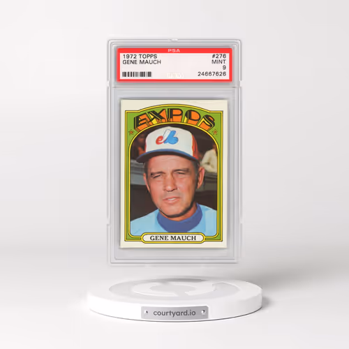 1972 Topps #276 Gene Mauch (PSA 9 MINT)