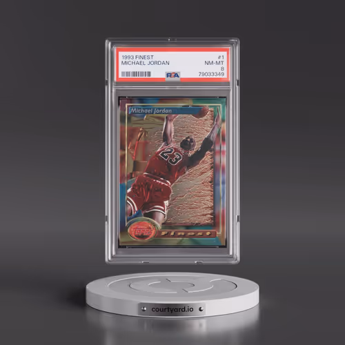 1993 Finest #1 Michael Jordan (PSA 8 NM-MT)
