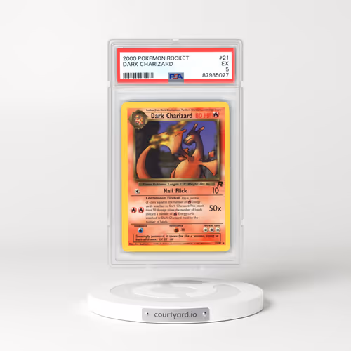 2000 Pokémon Rocket #21 Dark Charizard (PSA 5 EX)