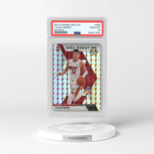 2019 Panini Mosaic #280 Tyler Herro - Mosaic (PSA 10 GEM MINT)