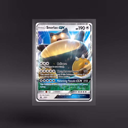 SM Black Star Promos #SM05 Snorlax-GX