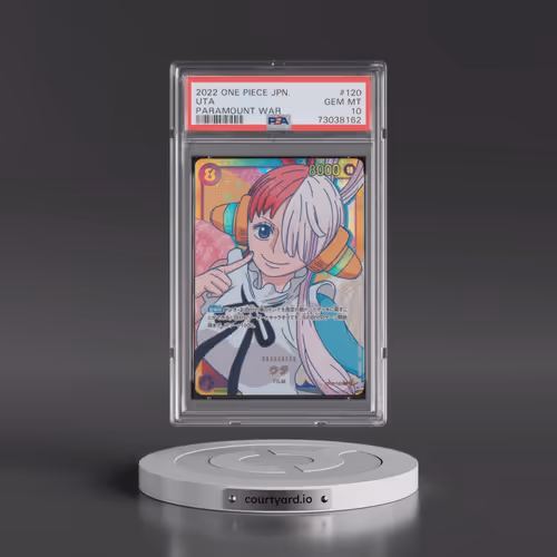 2022 One Piece Japanese OP02-Paramount War #120 Uta (PSA 10 GEM MINT)