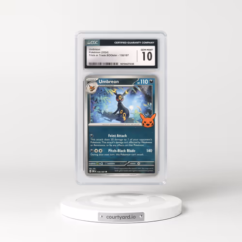 2024 Trick or Trade BOOster (2024) #130/197 Umbreon (CGC 10 GEM MINT)