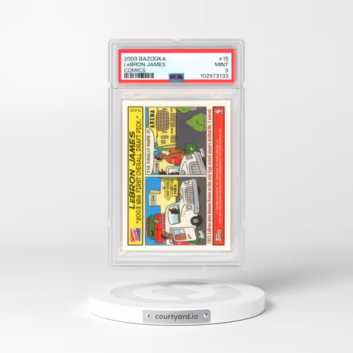 2003 Bazooka Comics #15 LeBron James (PSA 9 MINT)
