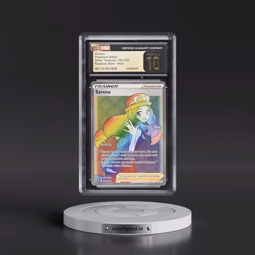 2022 Silver Tempest #207/195 Serena - Rainbow Rare Holo (CGC 10 PRISTINE)