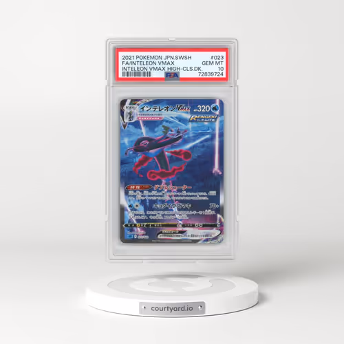 2021 Pokémon Sword & Shield Inteleon Vmax High-Class Deck #023 Inteleon Vmax - Full Art (PSA 10 GEM MINT)