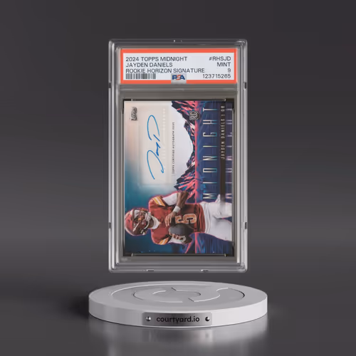 2024 Topps Midnight Rookie Horizon Signatures #RHSJD Jayden Daniels (PSA 9 MINT)