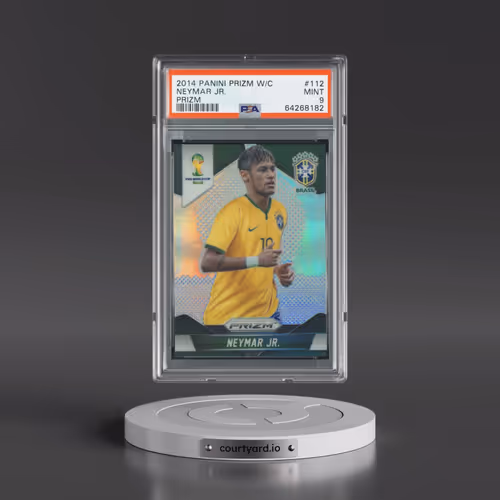 2014 Panini Prizm World Cup #112 Neymar Jr. - Prizm (PSA 9 MINT)