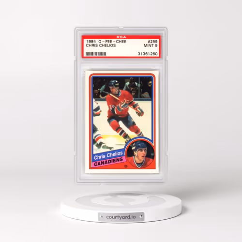 1984 O-Pee-Chee #259 Chris Chelios (PSA 9 MINT)