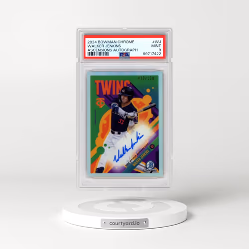2024 Bowman Chrome Bowman Ascensions Autographs #WJ Walker Jenkins (PSA 9 MINT)