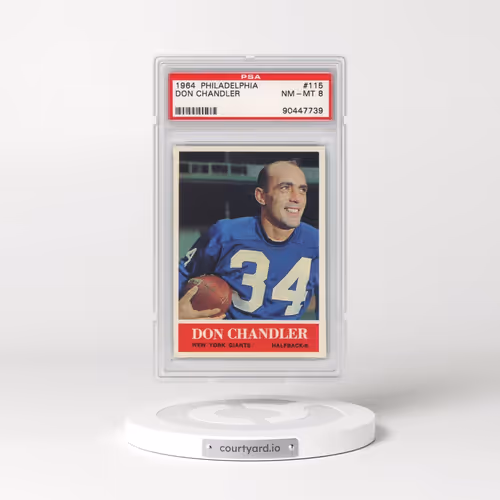 1964 Philadelphia #115 Don Chandler (PSA 8 NM-MT)