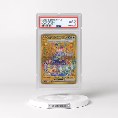 2024 Pokémon SV7-Stellar Miracle #133 Terapagos EX - Holo Ultra Rare (PSA 10 GEM MINT)