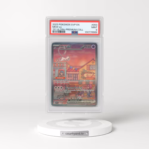 2023 Pokémon Svp EN-SV Black Star Promo #053 Mew EX - Holo 151 Ultra-Premium Collection (PSA 9 MINT)