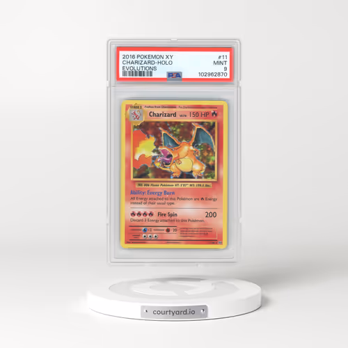 2016 Pokémon XY Evolutions #11 Charizard - Holo (PSA 9 MINT)