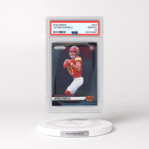 2024 Panini Prizm #347 Jayden Daniels (PSA 10 GEM MINT)