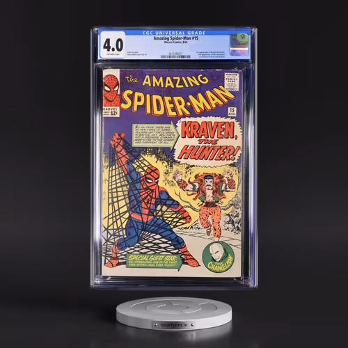 Amazing Spider-Man #15 CGC 4.0 Off-white Pages (Marvel Comics, 8/64)