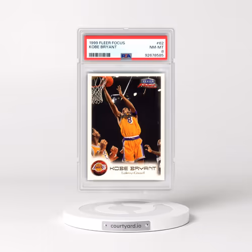 1999 Fleer Focus #62 Kobe Bryant (PSA 8 NM-MT)
