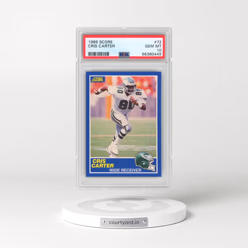 1989 Score #72 Cris Carter (PSA 10 GEM MINT)