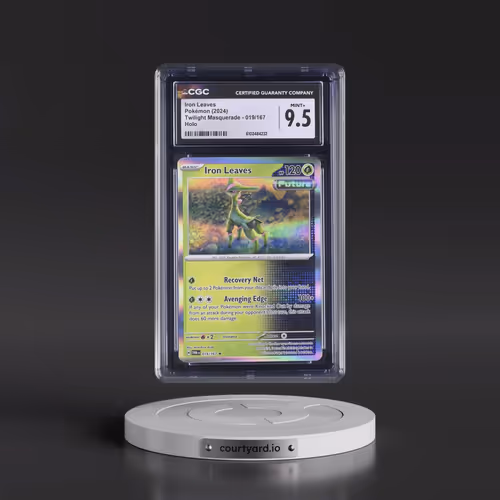 2024 Pokémon Twm EN-Twilight Masquerade #019 Iron Leaves (CGC 9.5 MINT+)