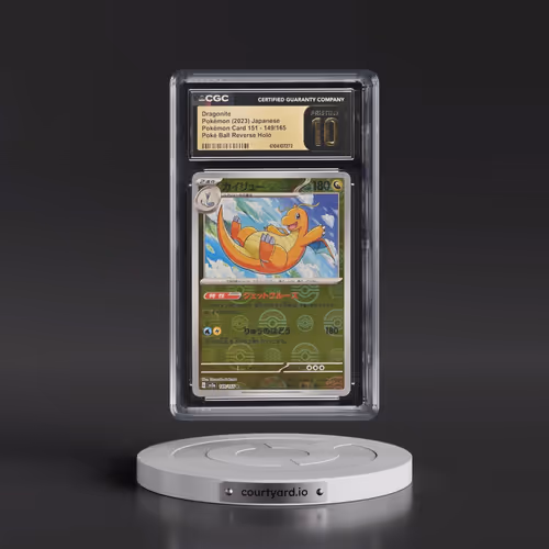 2023 Pokémon Card 151 #149/165 Dragonite - Poké Ball Holo (CGC 10 PRISTINE)