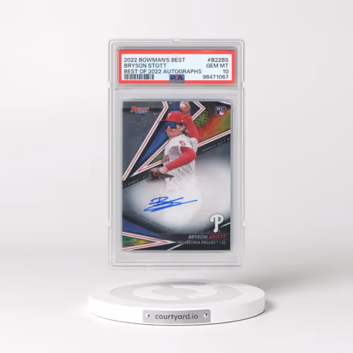 2022 Bowman's Best Best of 2022 Autographs #B22BS Bryson Stott (PSA 10 GEM MINT)