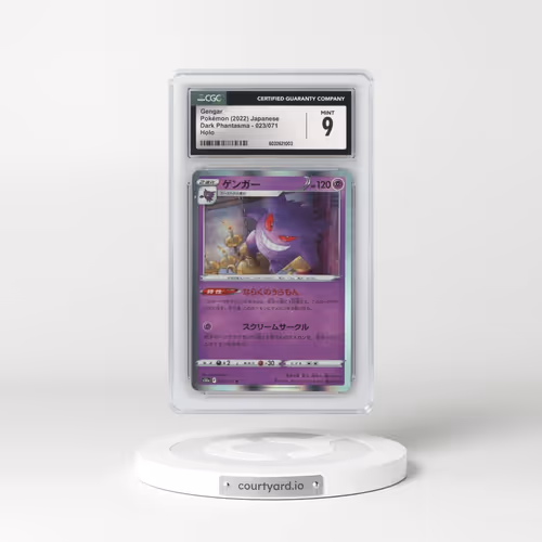 2021 Dark Phantasma #023/071 Gengar - Holo (CGC 9 MINT)