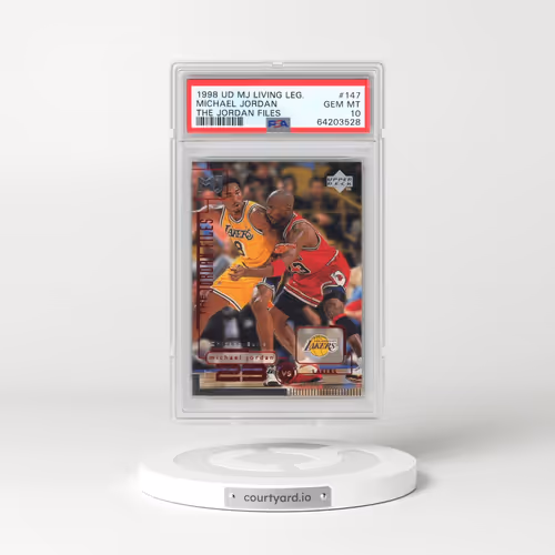 1998 Upper Deck MJ Living Legend #147 Michael Jordan - The Jordan Files (PSA 10 GEM MINT)