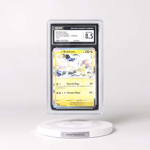 2025 Journey Together - JTG EN #116/159 N's Reshiram - Holo (CGC 8.5 NM-MT+)