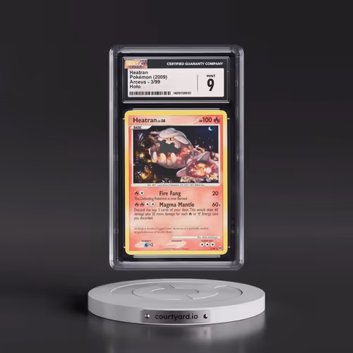 2009 Arceus #3/99 Heatran - Holo (CGC 9 MINT)