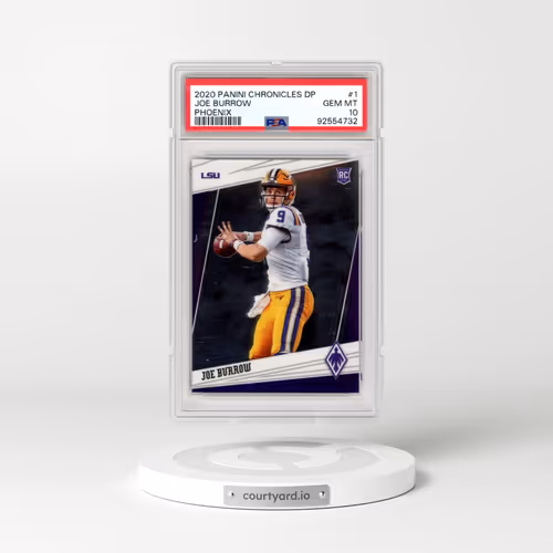 2020 Panini Chronicles Draft Picks Phoenix #1 Joe Burrow (PSA 10 GEM MINT)