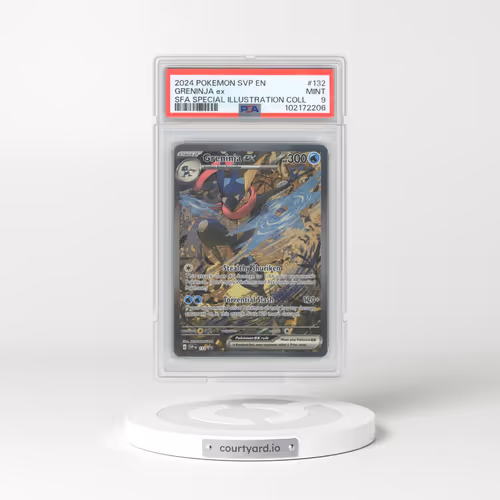 2024 Pokémon Svp EN-SV Black Star Promo #132 Greninja EX - Holo Shrouded Fable Special Illustration