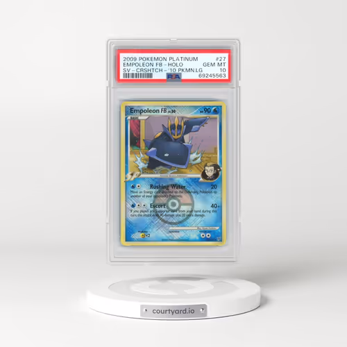 2009 Pokémon Platinum Supreme Victors #27 Empoleon FB - Holo Crosshatch-2010 Pokemon League (PSA 10