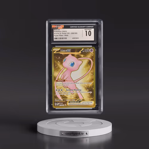 2023 Scarlet & Violet 151 - MEW EN #205/165 Mew ex - Hyper Rare Holo (CGC 10 GEM MINT)